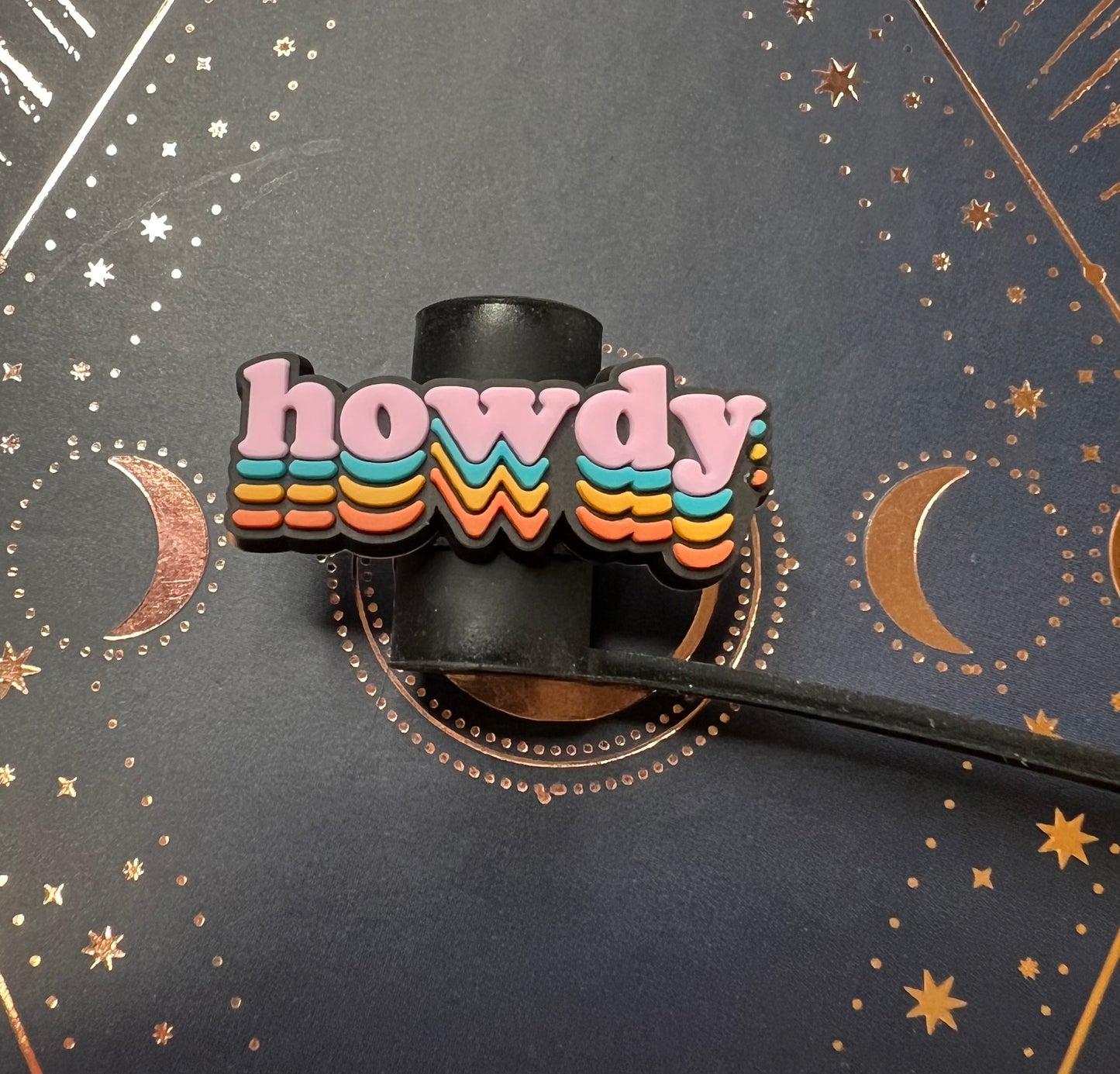 8MM Straw Topper - Howdy