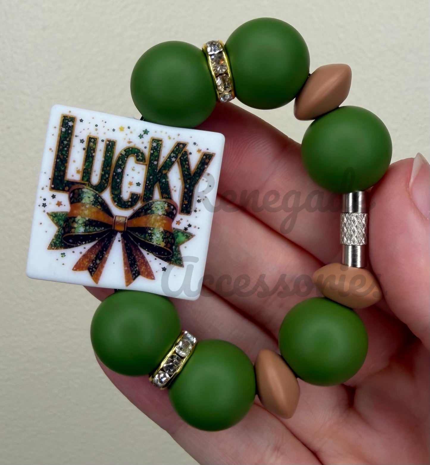 Silicone Charm - Lucky Bow