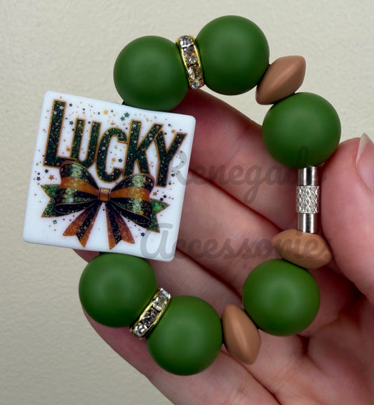 Silicone Charm - Lucky Bow