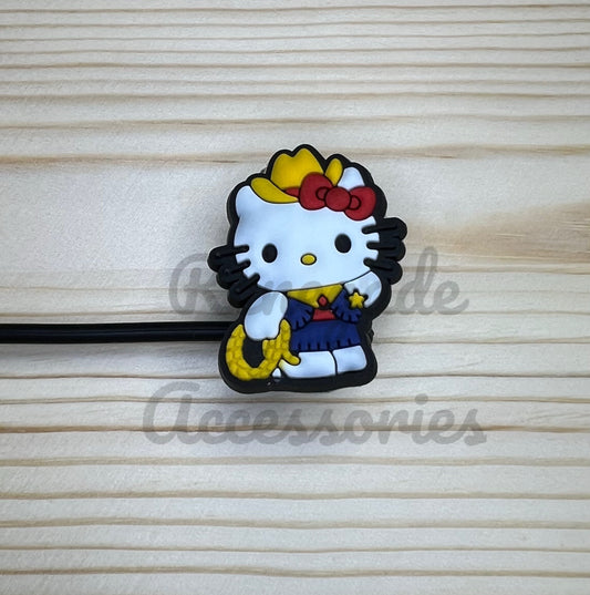 Straw Topper - HK Cowgirl