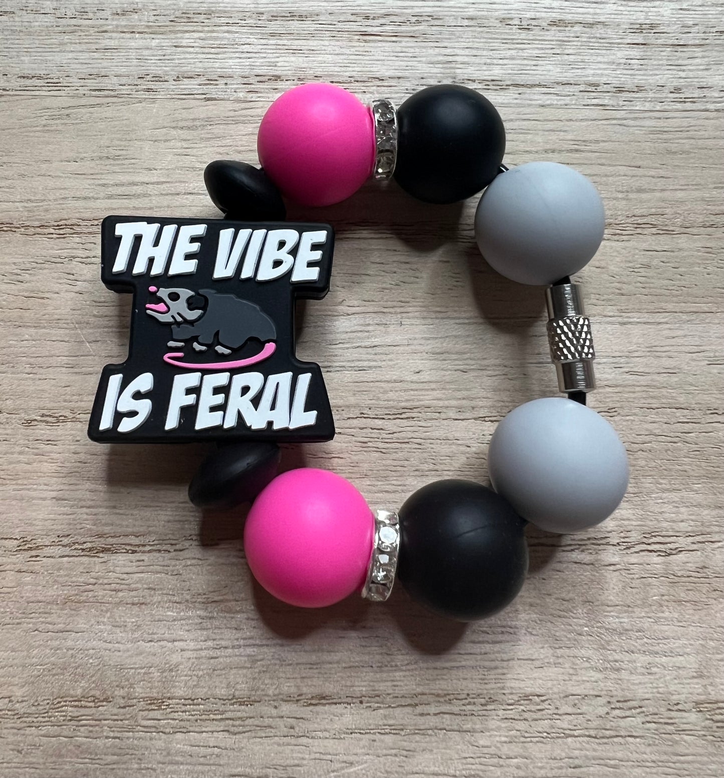 Silicone Charm - The Vibe Is Feral Possum