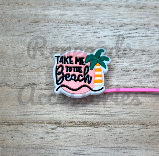 Straw Topper - Take Me To The Beach