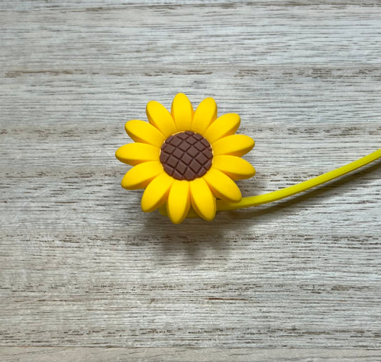 Straw Topper - Sunflower - Flower