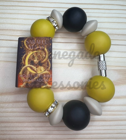 Silicone Charm - House Of Flame And Shadow - Books