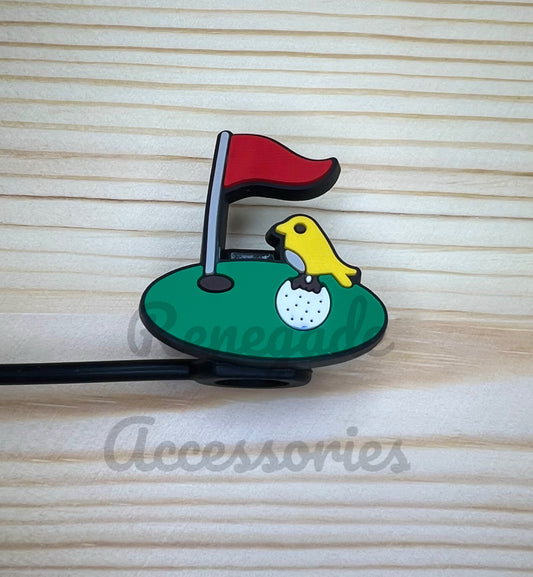 Straw Topper - Golf Birdie