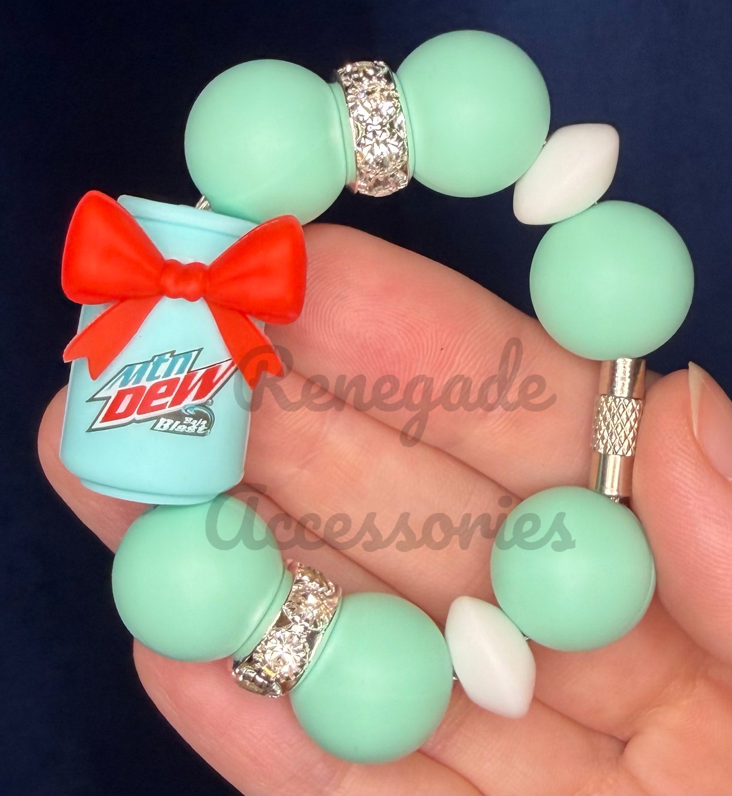 Silicone Charm - Soda Baja Blast