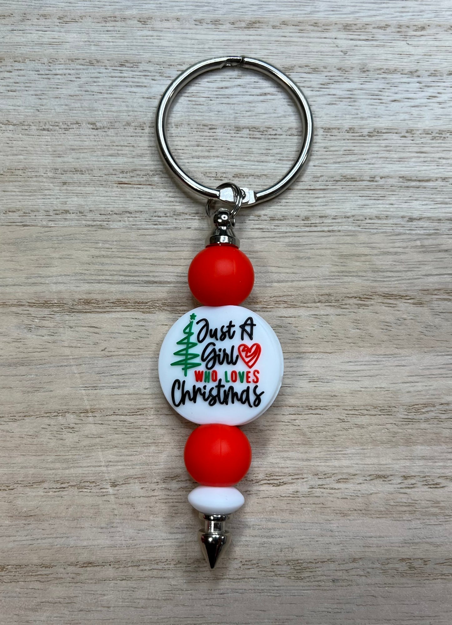 Silicone Charm - Just A Girl Who Loves Christmas