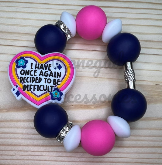 Silicone Charm - Difficult