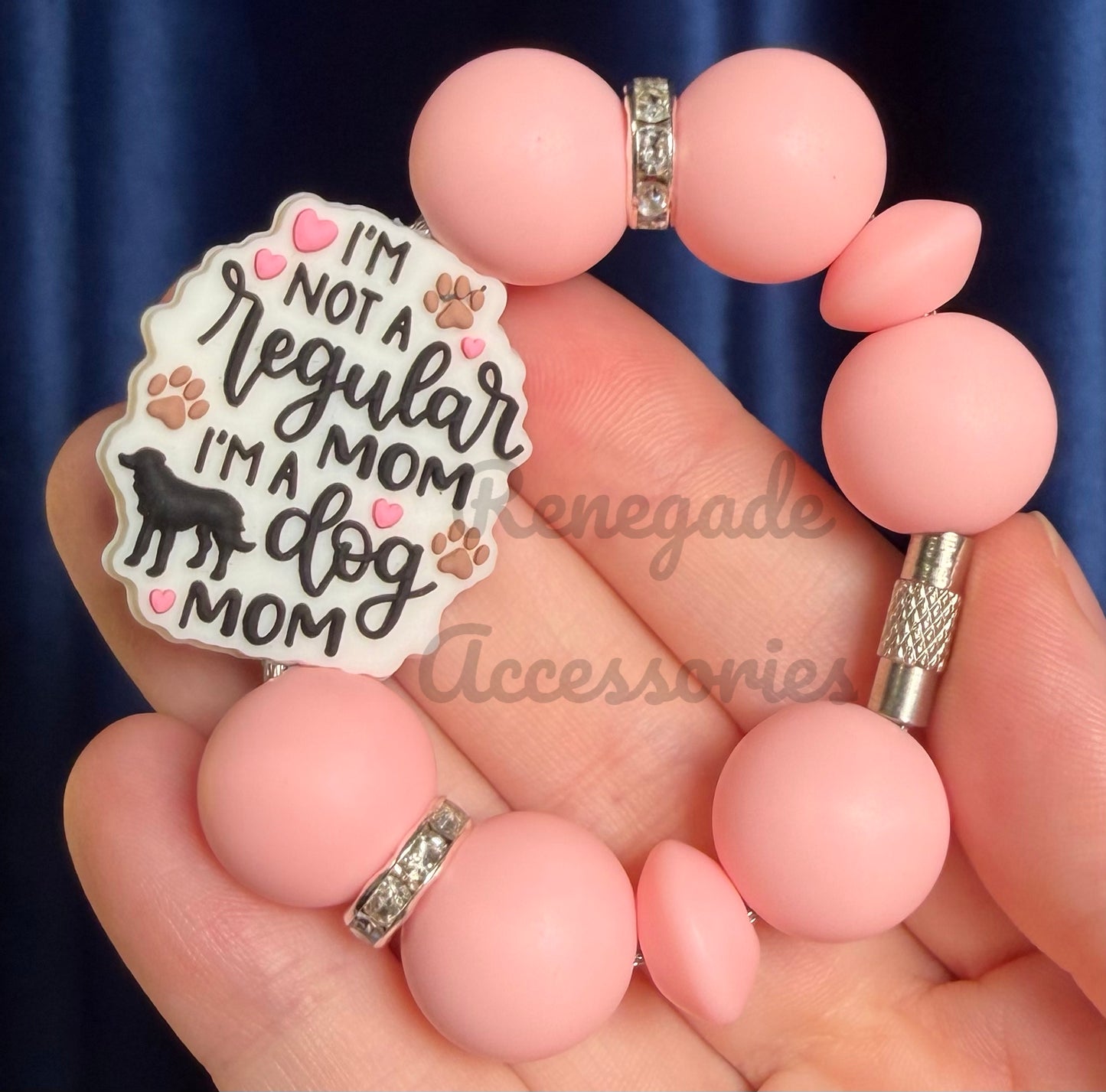 Silicone Charm - I’m A Dog Mom