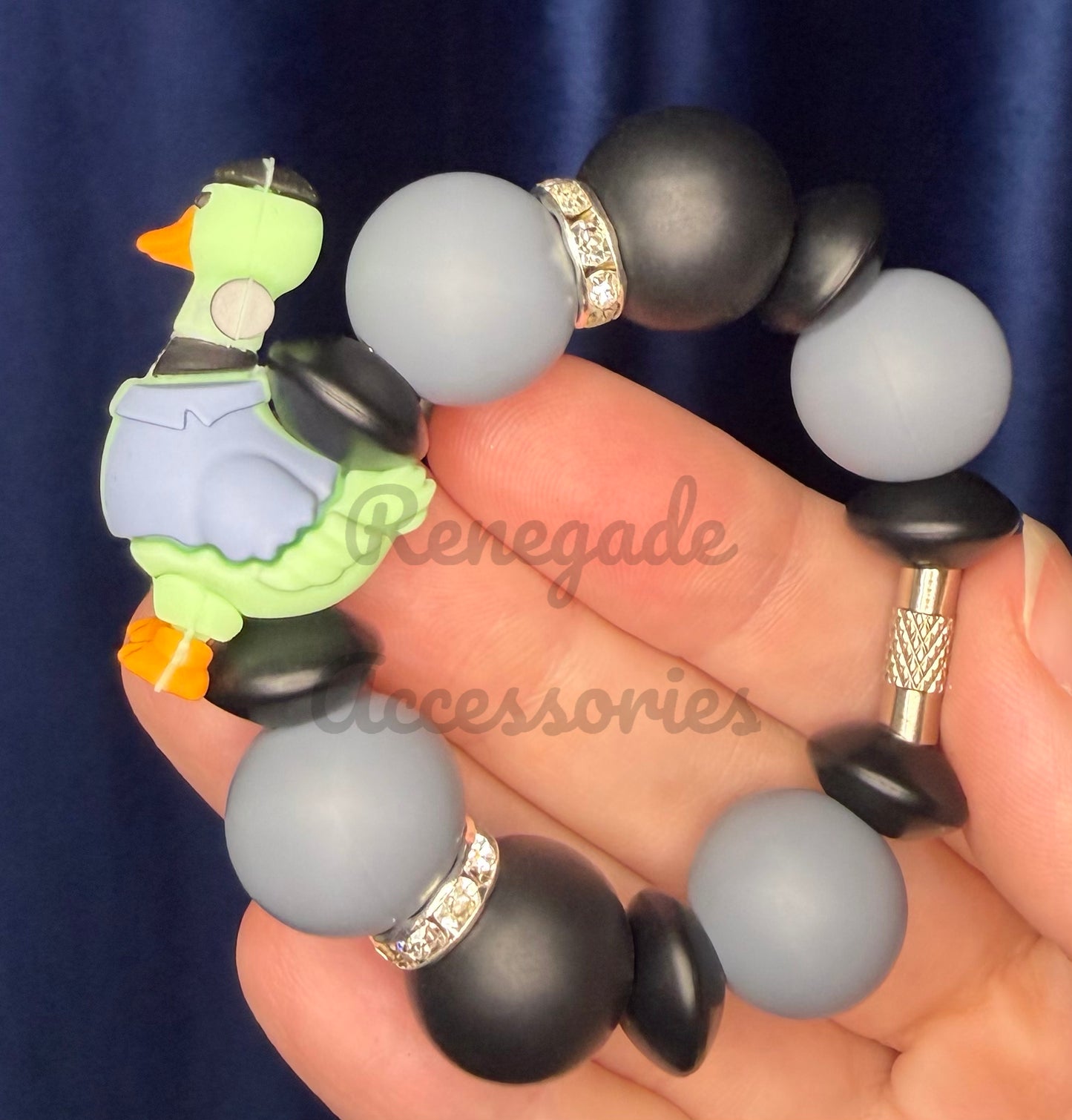 Silicone Charm - Frankenstein Goose