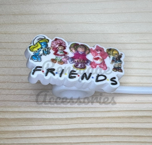 Straw Topper - Strawberry Girl & Friends