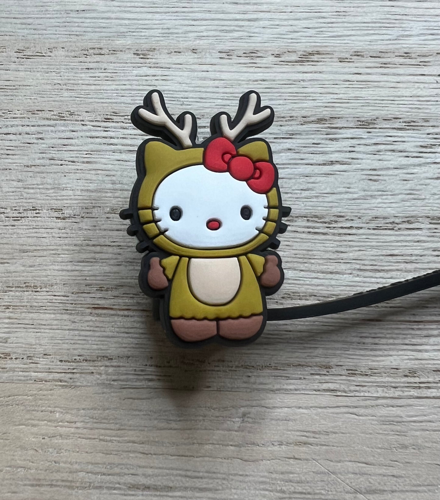 Straw Topper - HK Reindeer