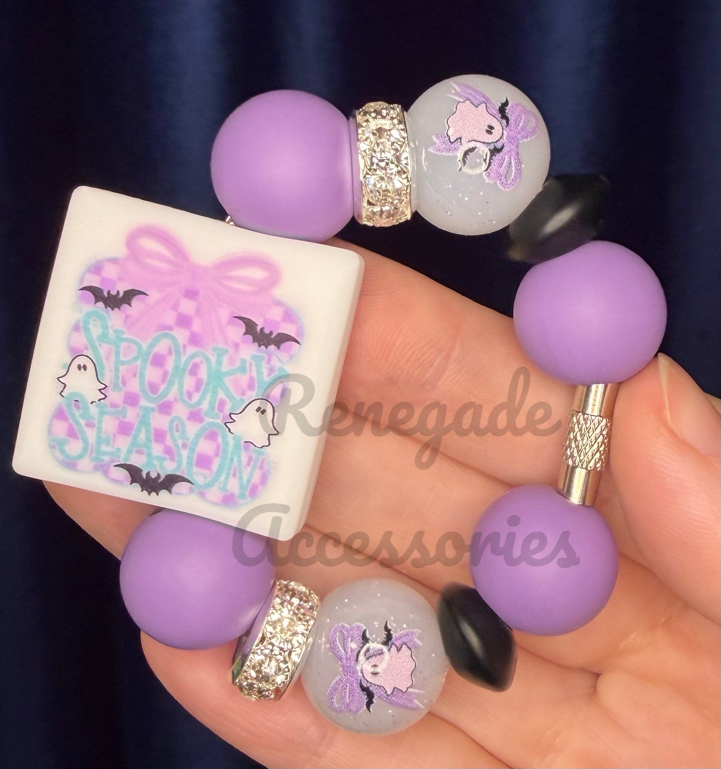 Silicone Charm - Spooky Season Ghosts