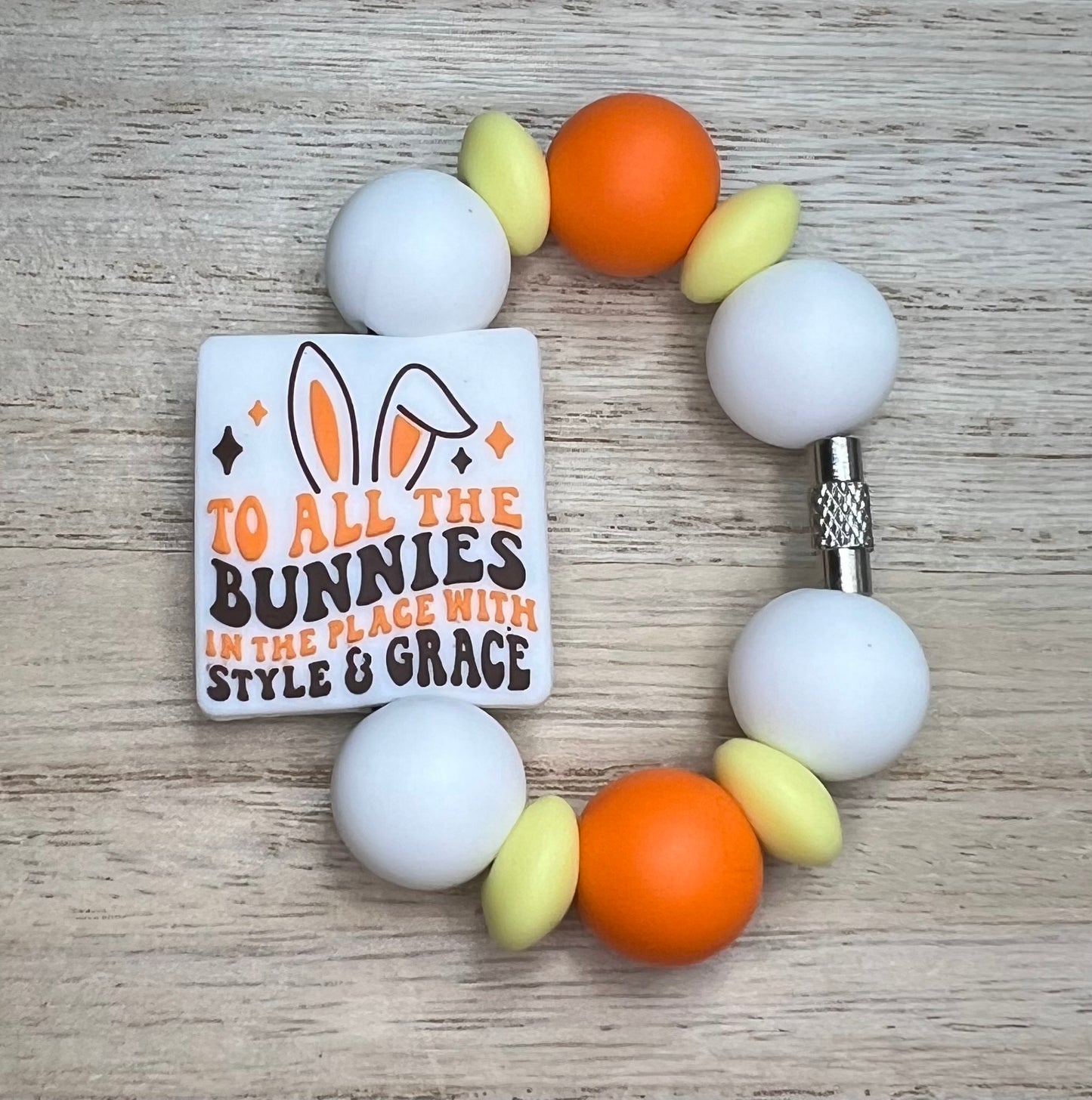 Silicone Charm - To All The Bunnies In The Place With Style & Grace