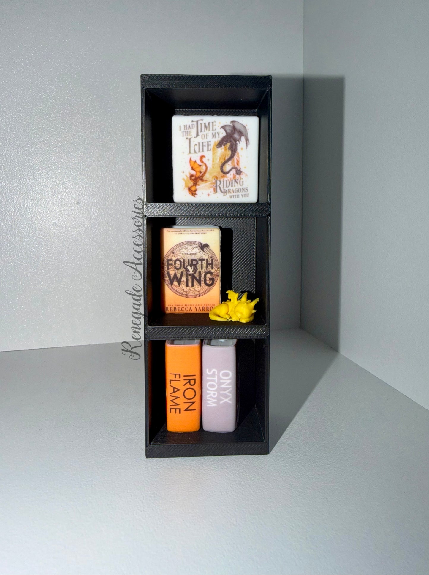 Mini Bookshelf - Predesigned! Fourth Wing (Includes Everything Pictured)