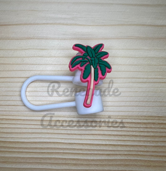 Straw Topper - Palm Tree