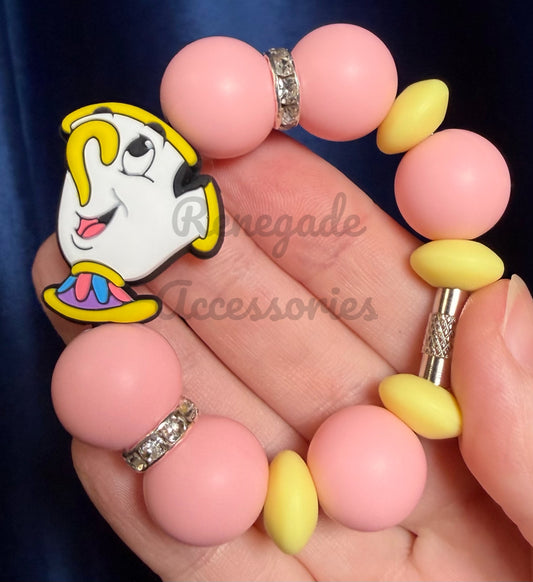 Silicone Charm - Chip - Beauty Princess Character