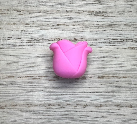 Focal Bead - Pink Flower