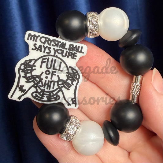 Silicone Charm - Crystal Ball
