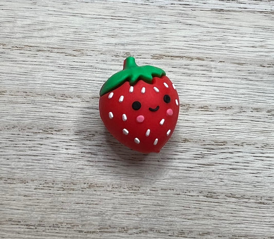 Focal Bead - 3D Strawberry