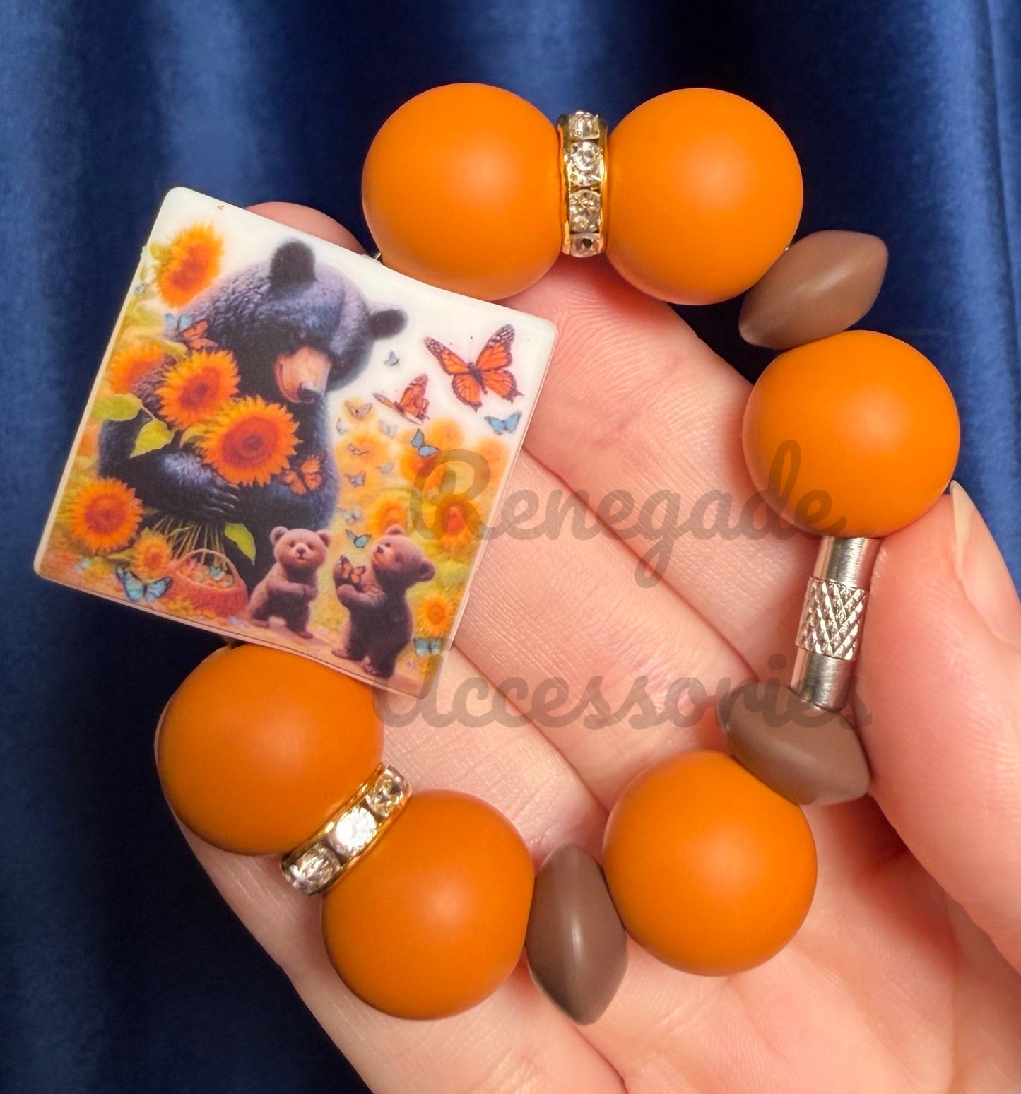 Silicone Charm - Mama Bear