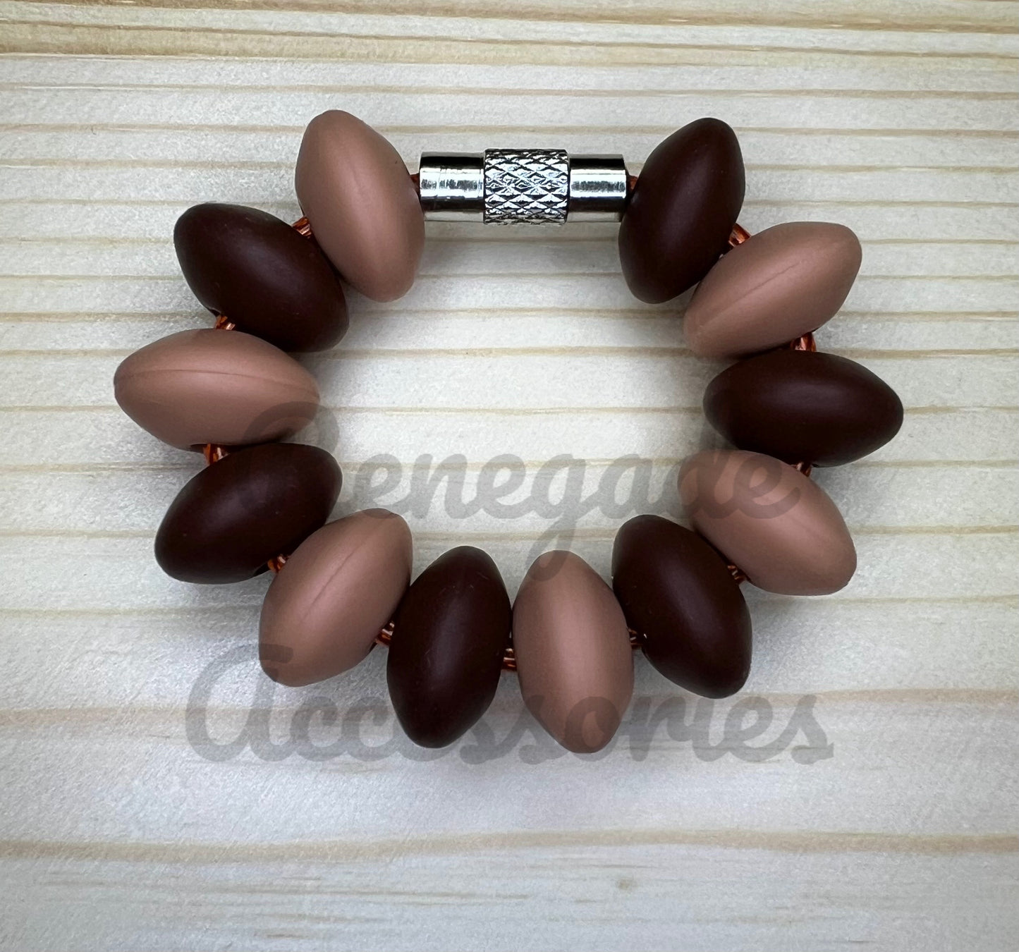 Bubu Lock - Light Brown/Dark Brown