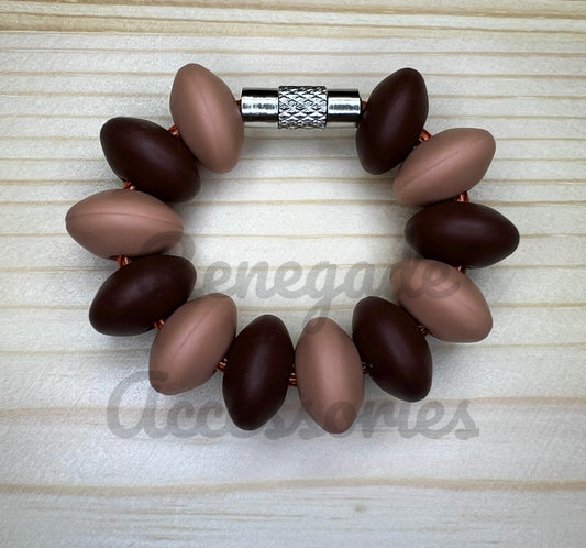 Bubu Lock - Light Brown/Dark Brown