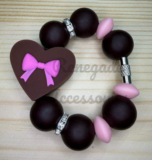 Silicone Charm - Chocolate Box (Double Sided)