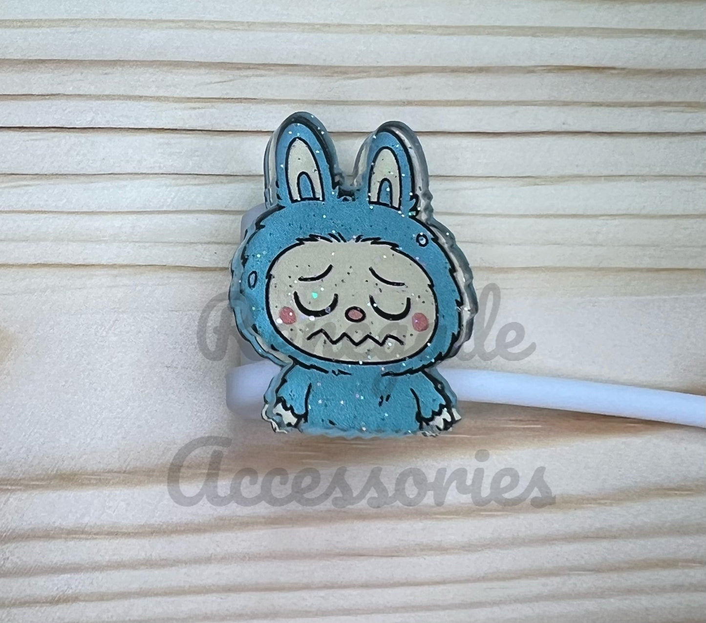 Straw Topper - Bubu Blue