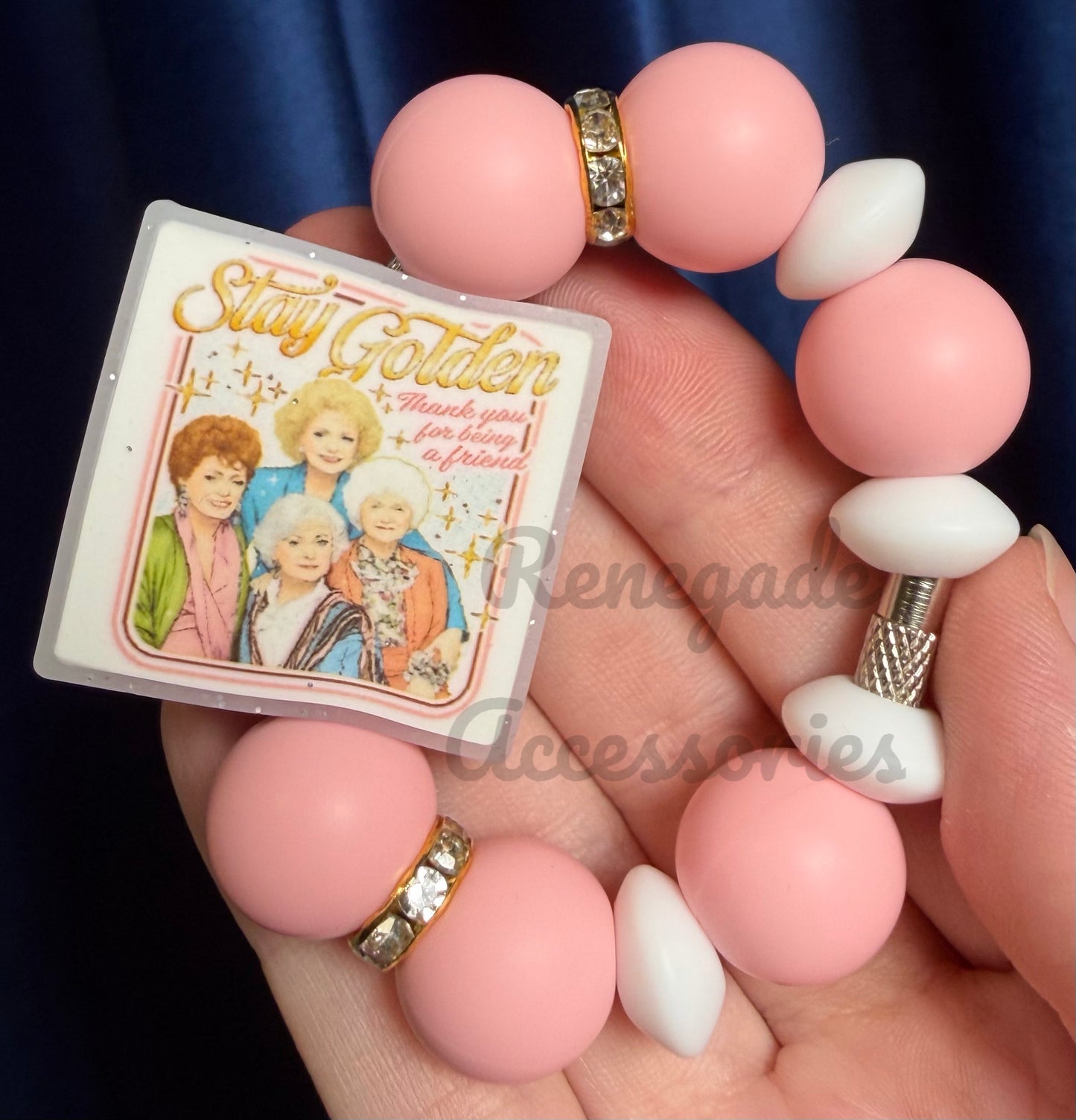Silicone Charm - Stay Golden