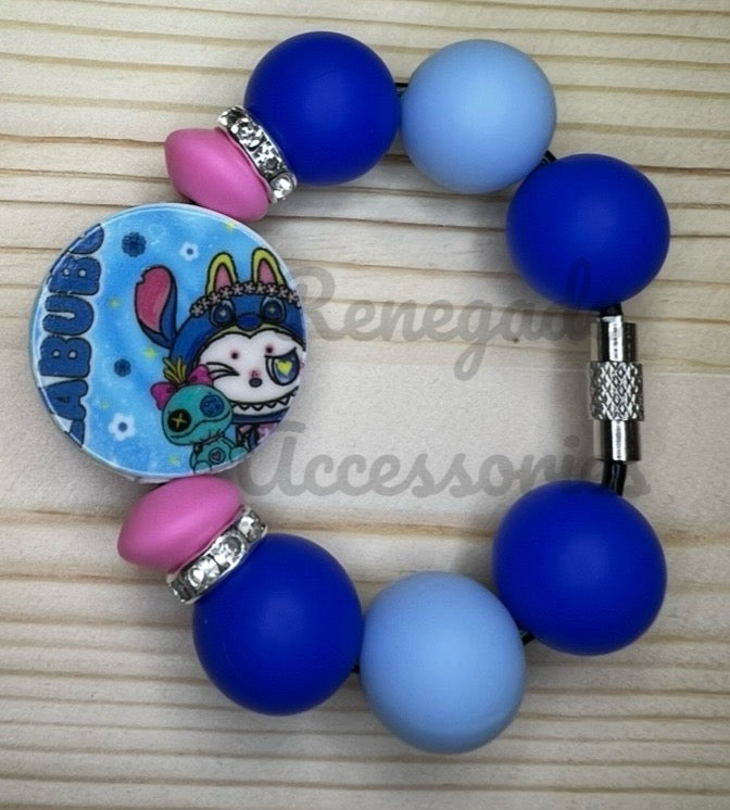 Silicone Charm - Bubu Blue Alien