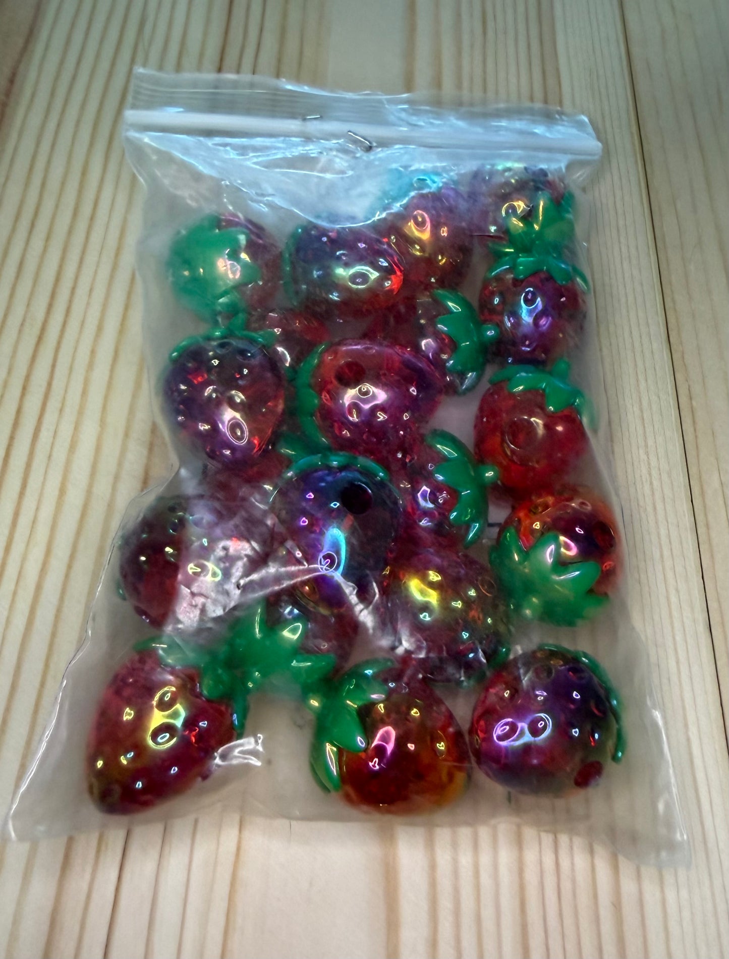 Strawberry Beads Lot (All Pictured Included!)