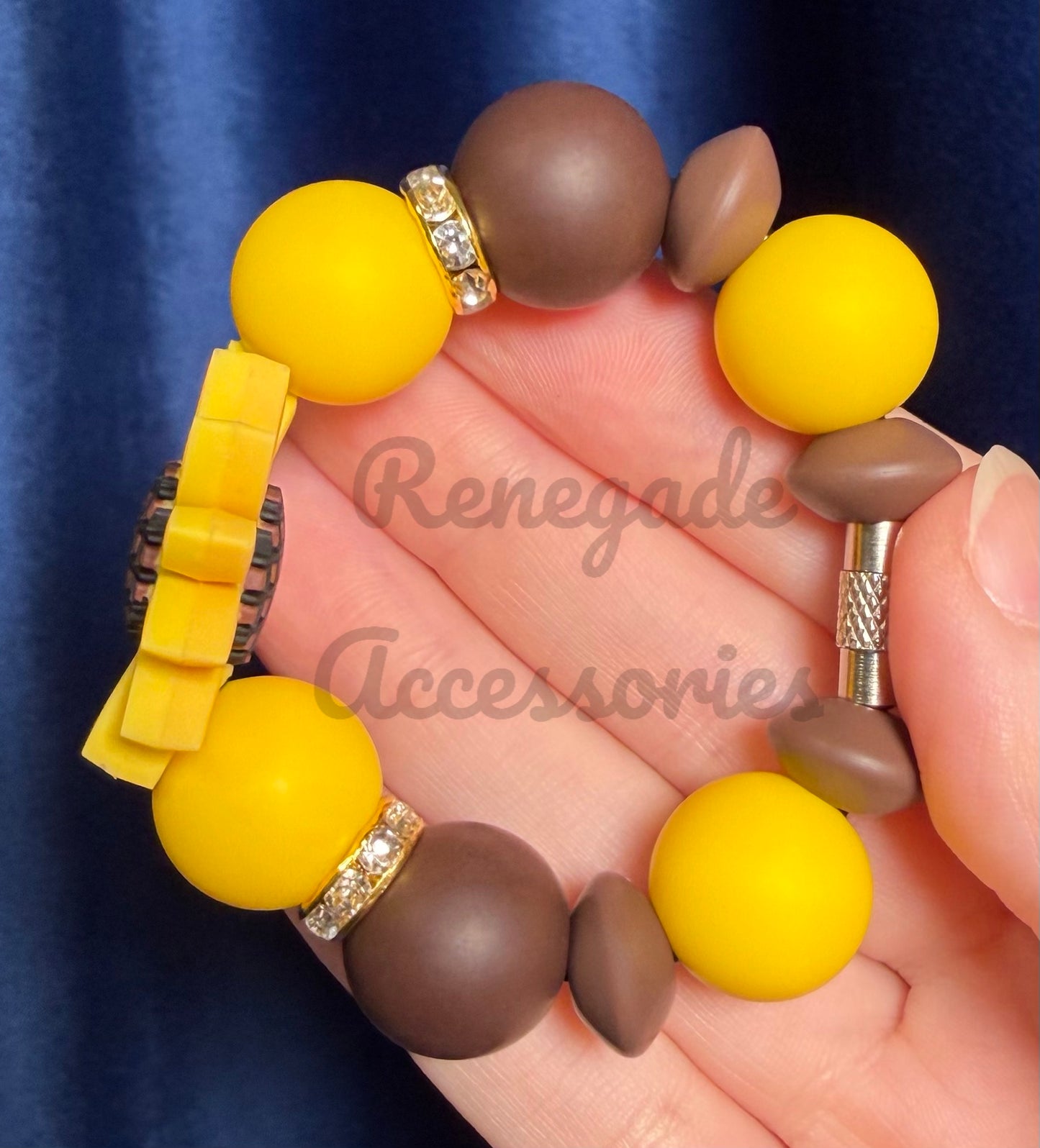 Silicone Charm - Sunflower