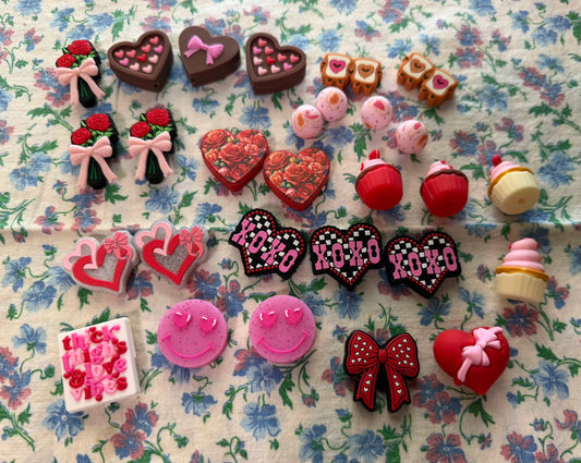 Focal Bead Lot - Valentines