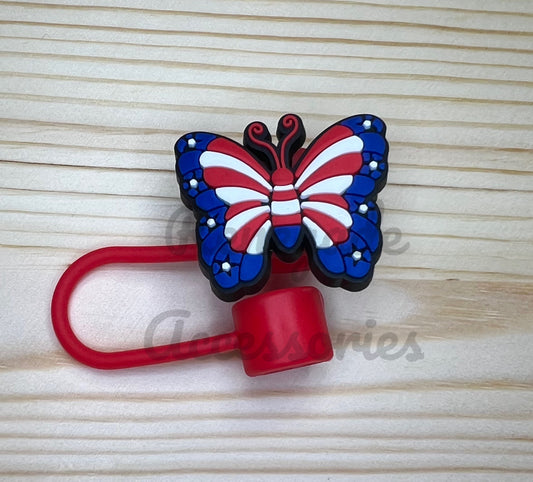 Straw Topper - Butterfly