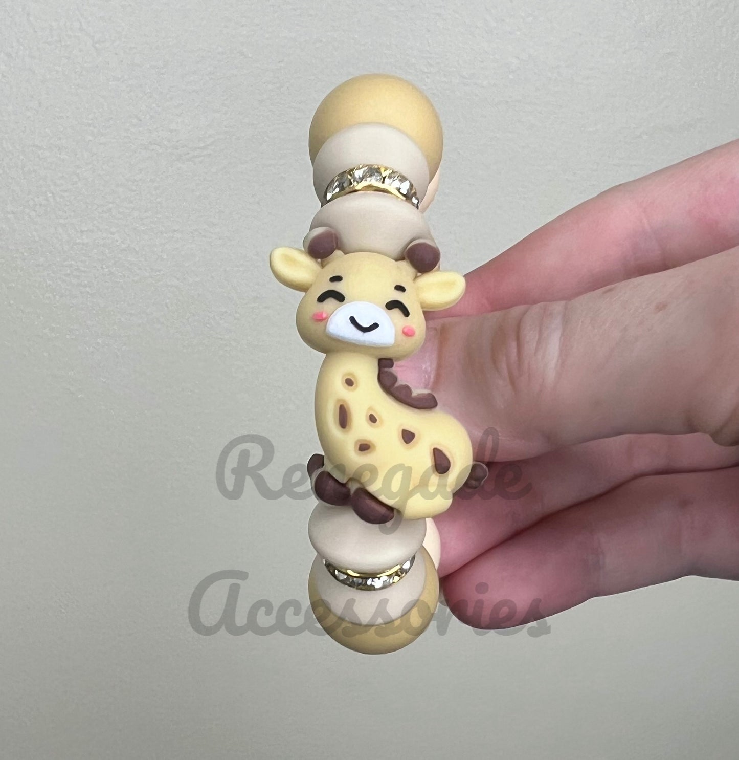Silicone Charm - Giraffe