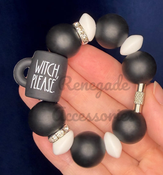 Silicone Charm - Witch Please