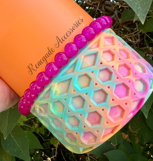 Bracelet Stack - Fuscia Pink - HYDROJUG
