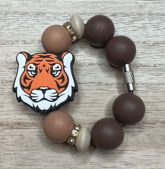 Silicone Charm - Happy Tiger