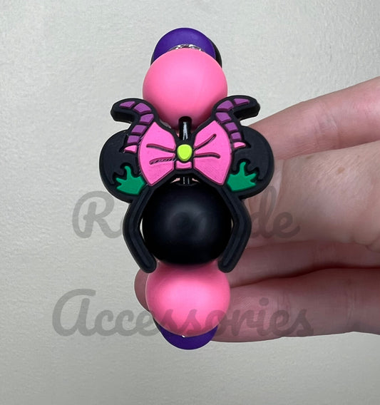 Silicone Charm - Villain Mouse Ears - Sleeping Princess