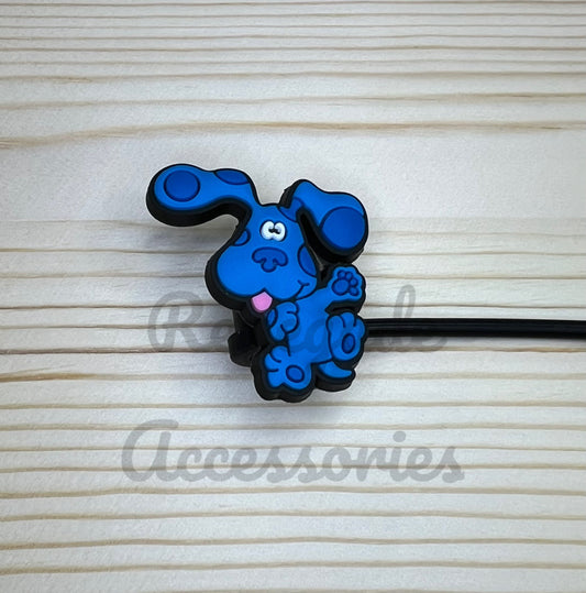 Straw Topper - Blues Dog Character