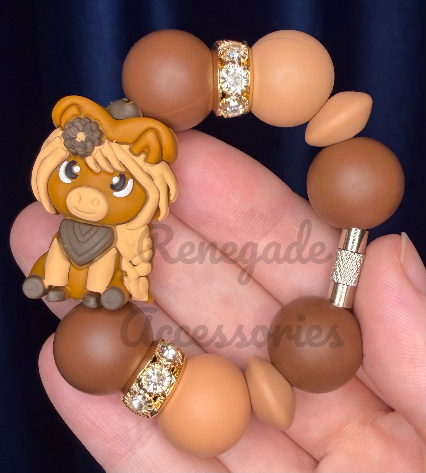 Silicone Charm - Horse - Appaloosa