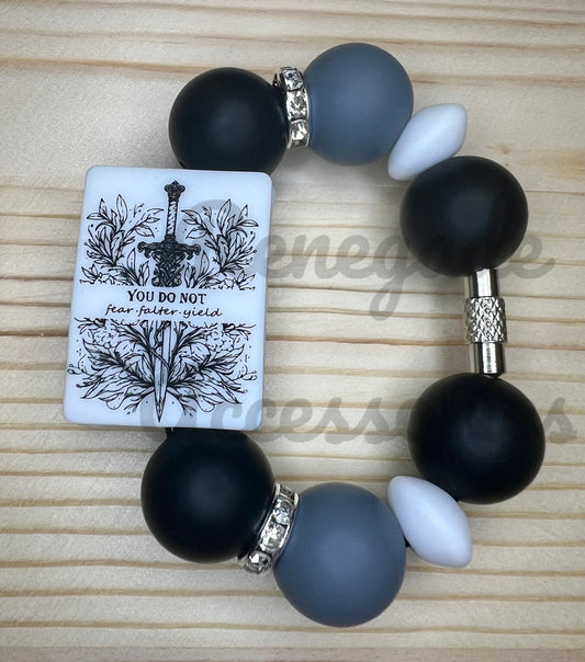 Silicone Charm - You Do Not Fear Falter Yield - ACOTAR