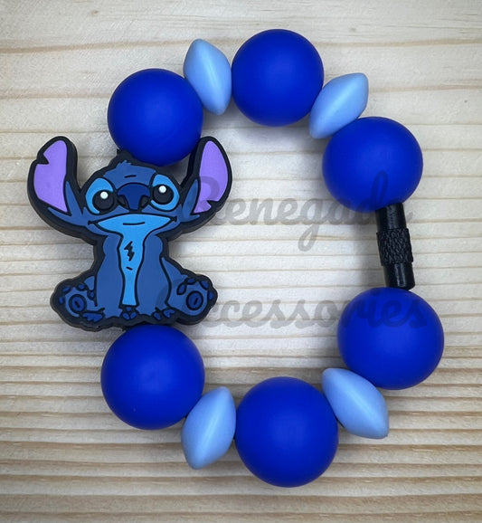 Silicone Charm - Blue Alien