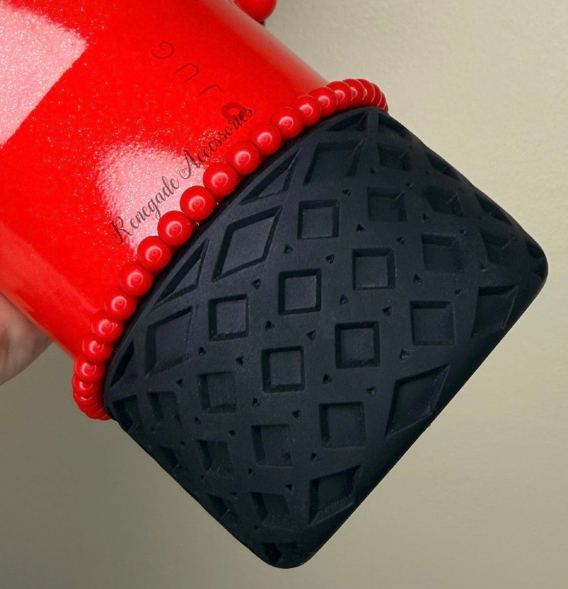 Bracelet Stack - Red - Cherry Checkers - HYDROJUG 40 OZ