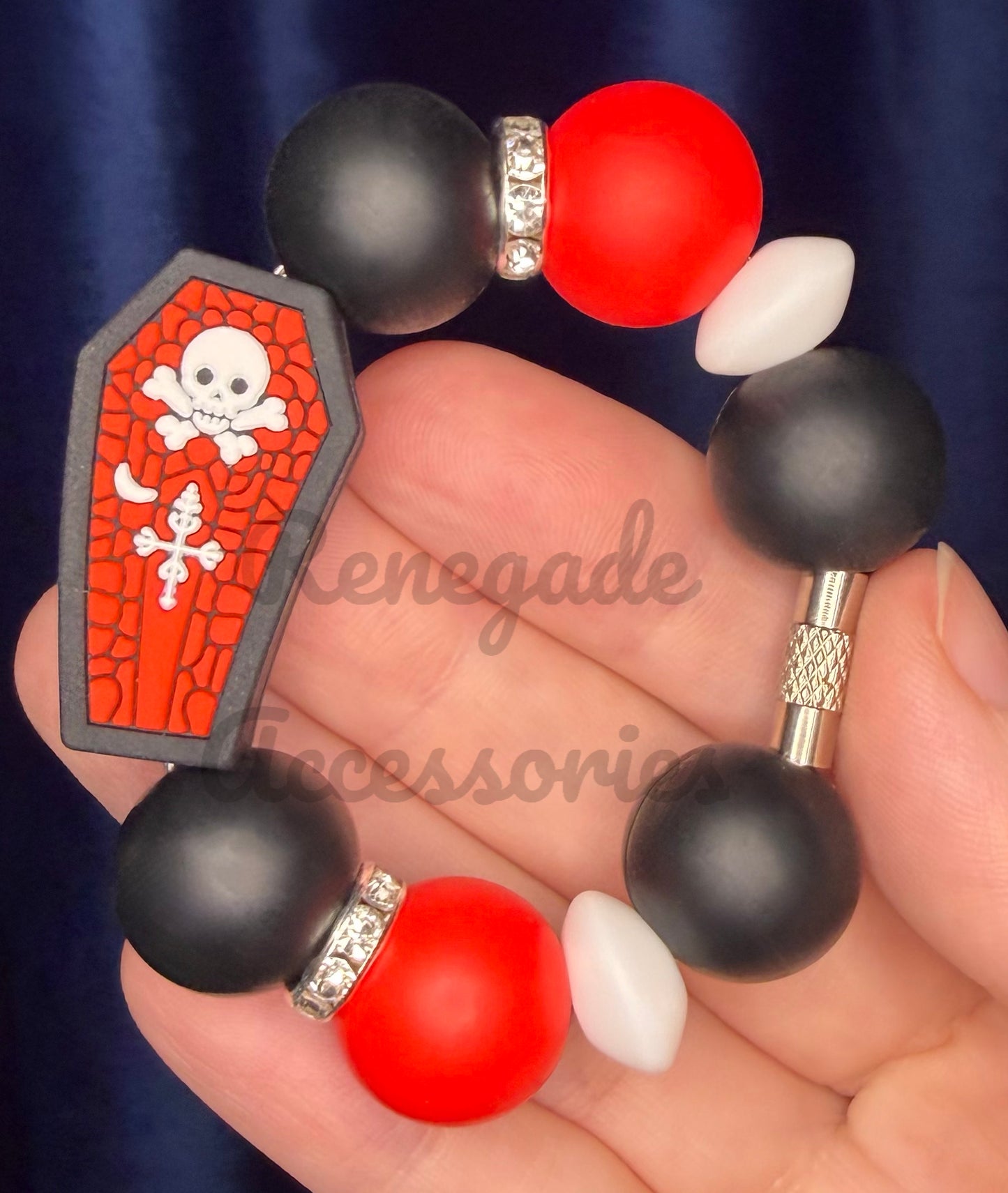 Silicone Charm - Coffin
