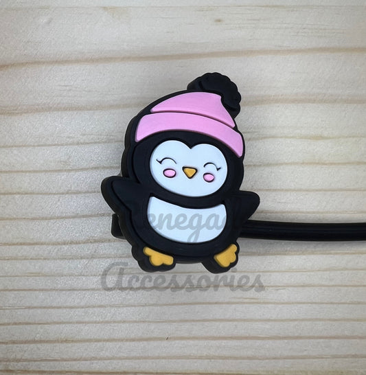 Straw Topper - Penguin