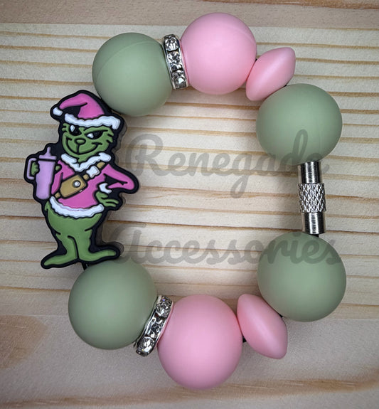 Silicone Charm - Christmas Green Guy - Bougie
