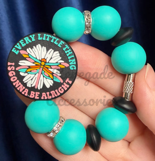 Silicone Charm - Every Little Thing Is Gonna Be Alright - Dragonfly