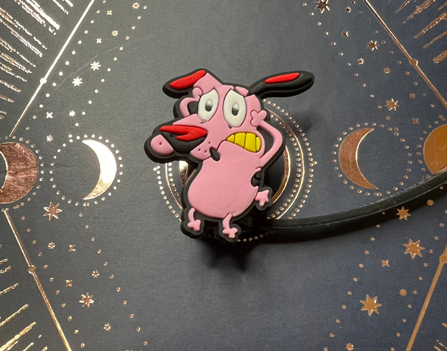 8MM Straw Topper - Cartoon Dog Character